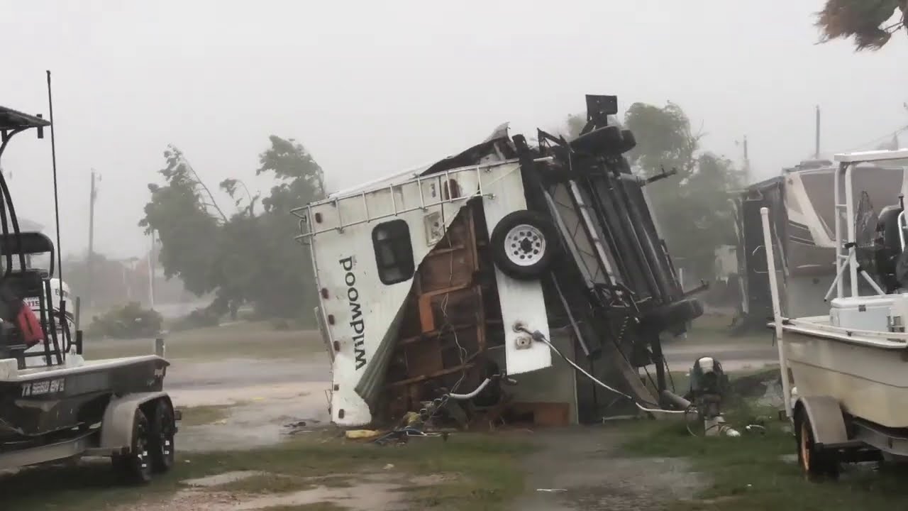 HURRICANE HANNA master video from North Padre to EYE intercept!