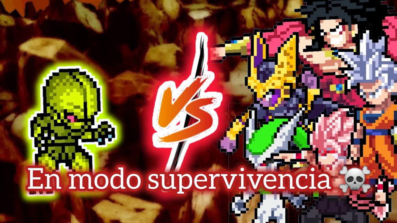 Jugando el modo supervivencia de power Warriors con un saibaman ☠