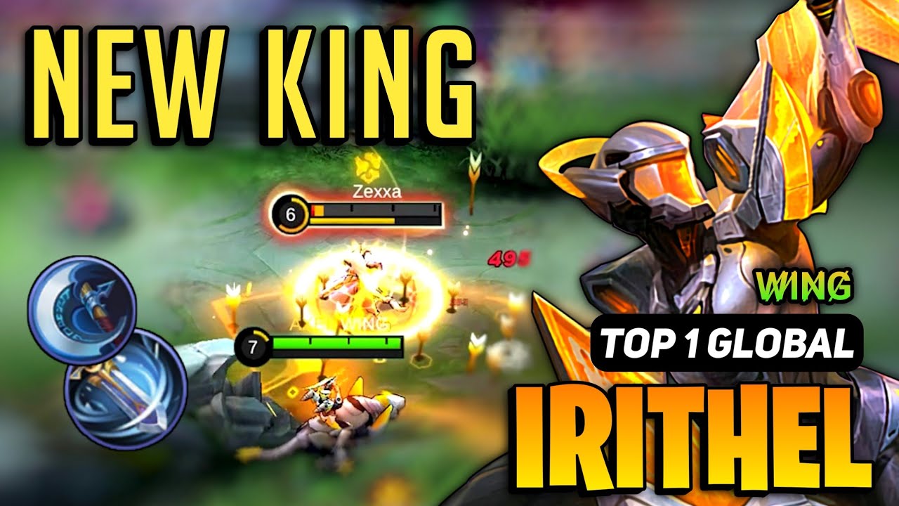 NEW KING! Irithel Best Build 2023 [ Irithel Top 1 Global Gameplay ] By W̸I̸N̸G̸ - Mobile Legends