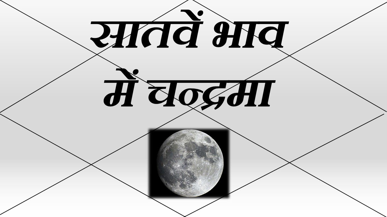 सातवें भाव में चन्द्रमा (Moon in 7th House) | Vedic Astrology | हिंदी (Hindi)
