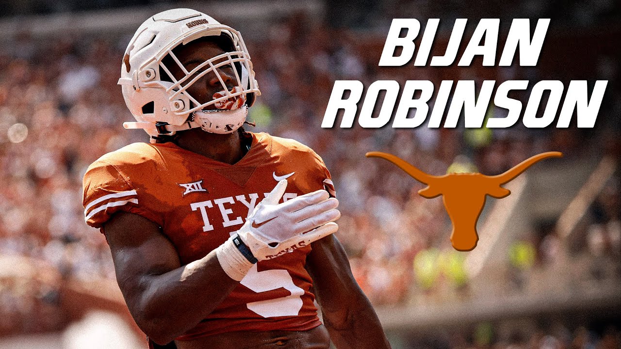 The Doak Walker Award Winner | Bijan Robinson Texas Highlights ᴴᴰ