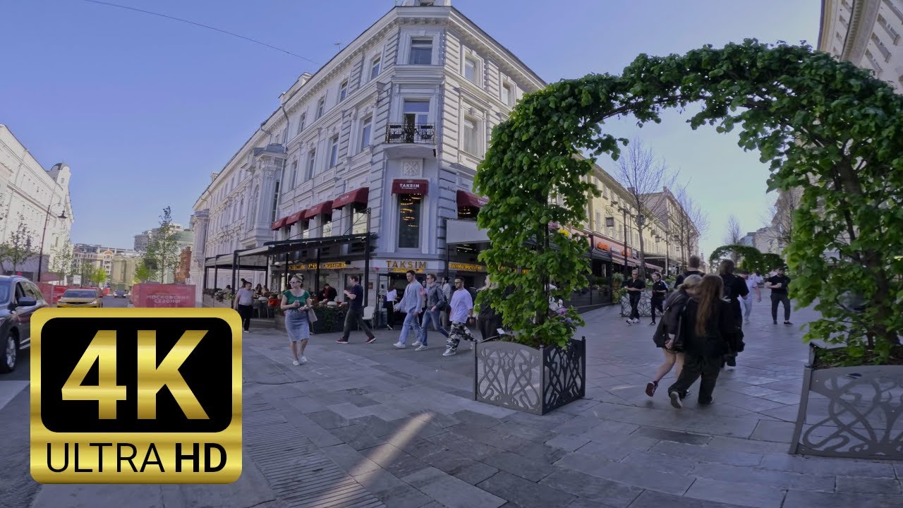 Street Walk 4K | Bolshaya Dmitrovka, Moscow 🇷🇺