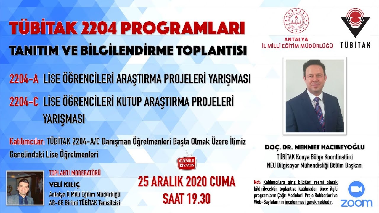 TÜBİTAK 2204-A TANITIM ve BİLGİLENDİRME TOPLANTISI