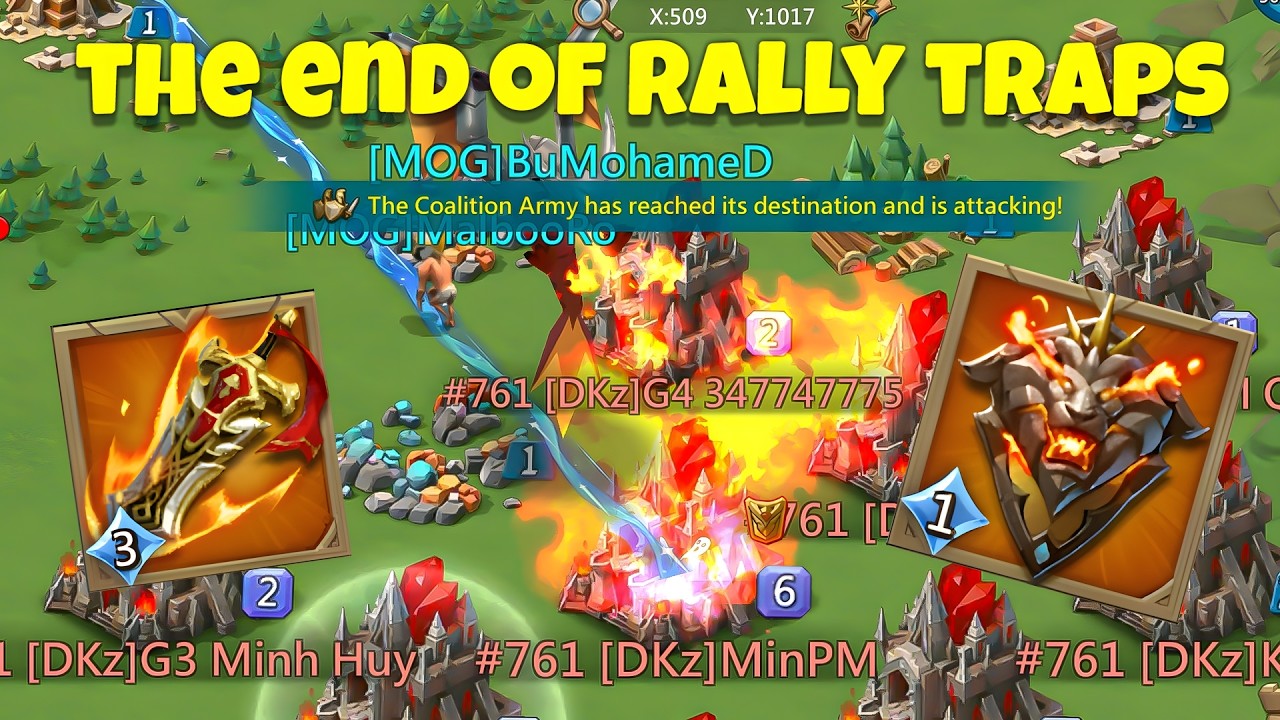 Lords Mobile - Is this the end of rally traps? 90m troops are not enough to cap this strong account