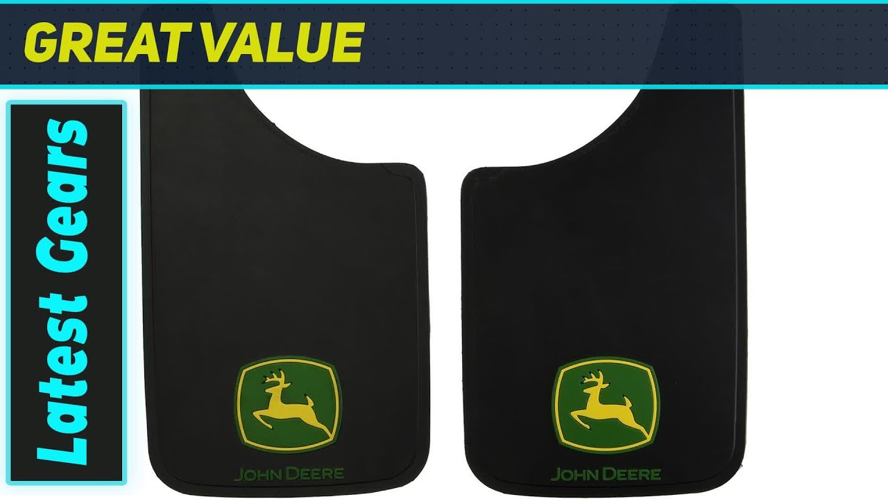 Plasticolor John Deere Mud Flaps - Best Tractor Accessory for Enthusiasts!