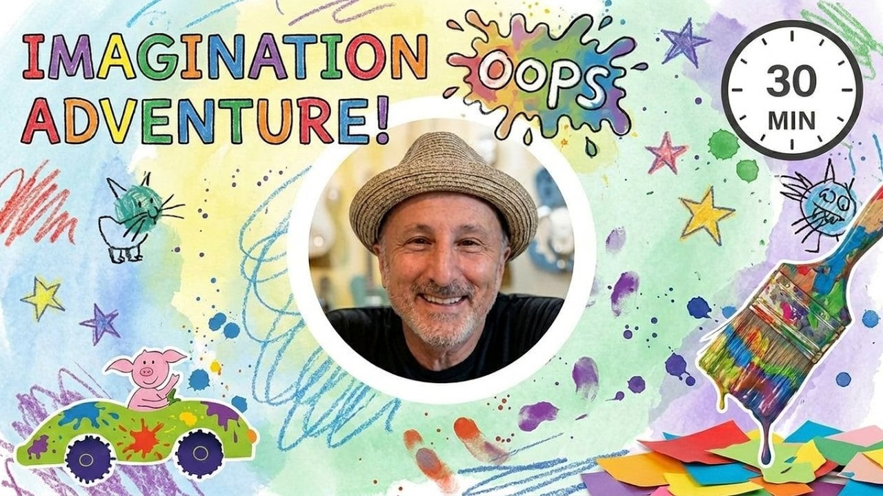 Beautiful Oops! Read Aloud + Art Activities with Barney Saltzberg -- 30 Minutes