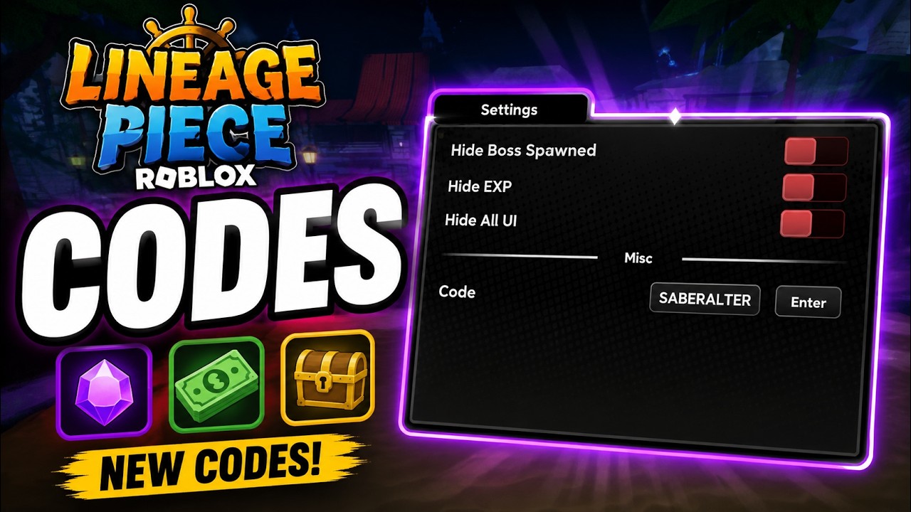 Коды для Lineage Piece (2026) | Roblox
