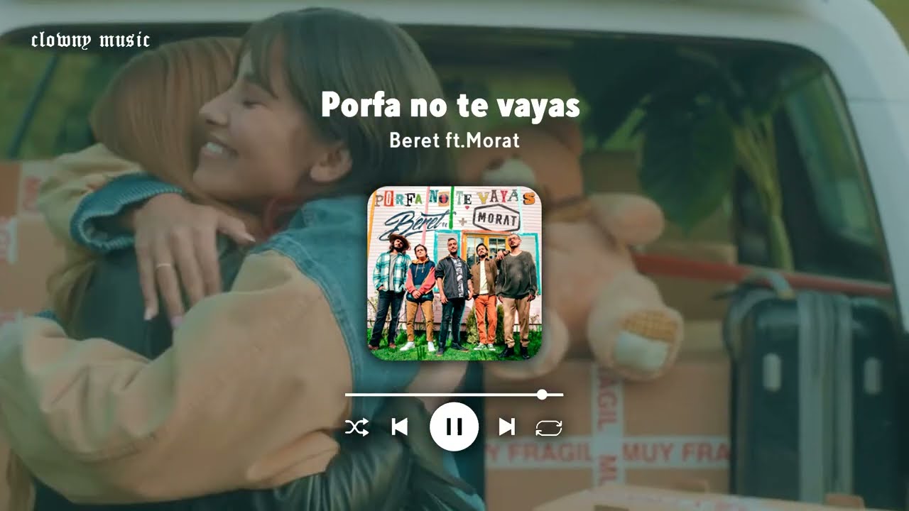 Porfa no te vayas - Beret, Morat // Speed Up + Reverb