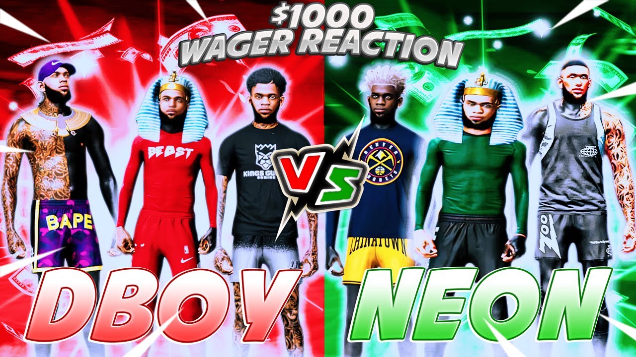 Dboy Wagered YoBoss & Ronnie2K's Son NEON For $1000 To Try & Prove He Can Win With Anyone On NBA2K21