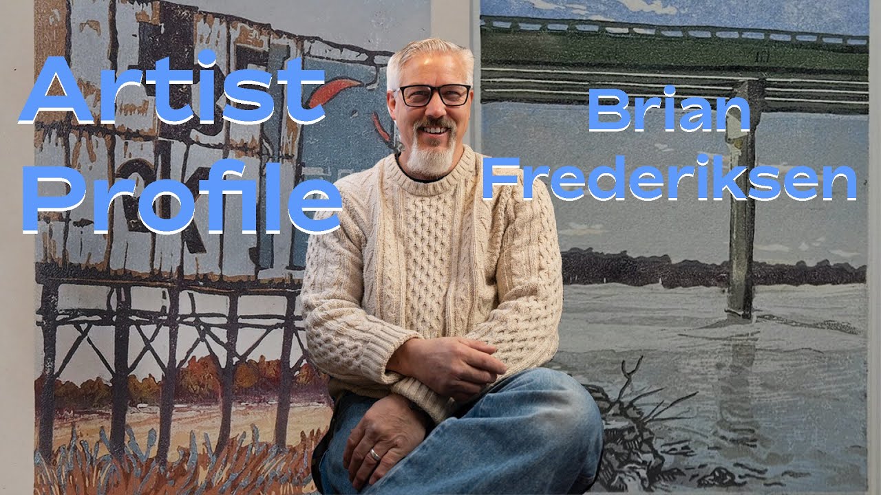 Meet Brian Frederiksen! Print Maker, Ceramicist, and Painter