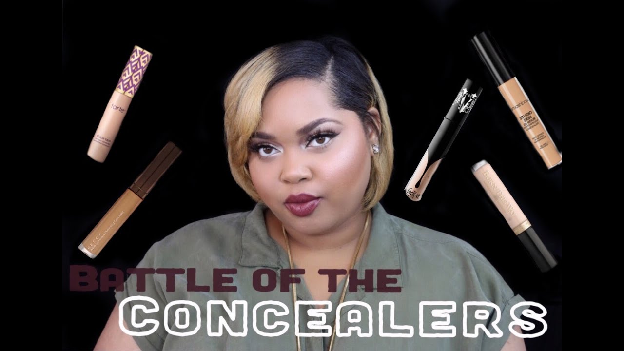 Battle of the Concealers | Smashbox, Too Faced, Kat Von D, Becca, & Tarte | KelseeBrianaJai