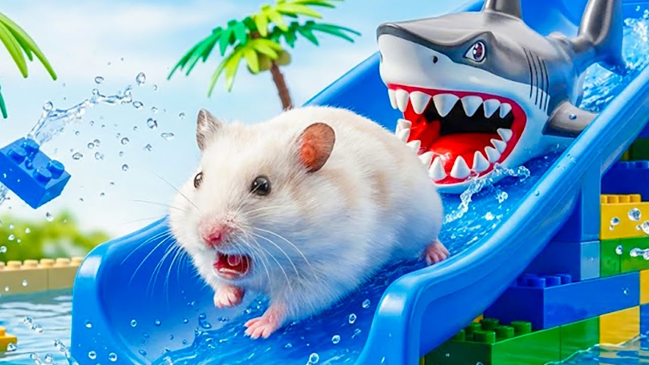 Hamster Escape the Impossible Maze While a Shark Closes In | Hamster Maze