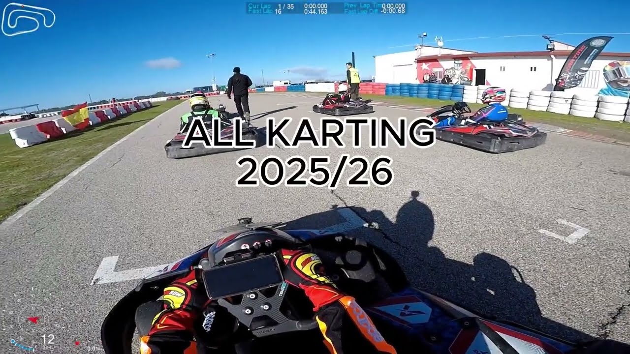 ALL KARTING 2025/26. GP5. 85kg. Sprint 25 min. Ariza Racing Circuit