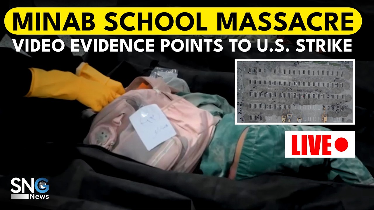 Iran school tragedy tied to US missile amid Trump asylum controversy and global age-check push.