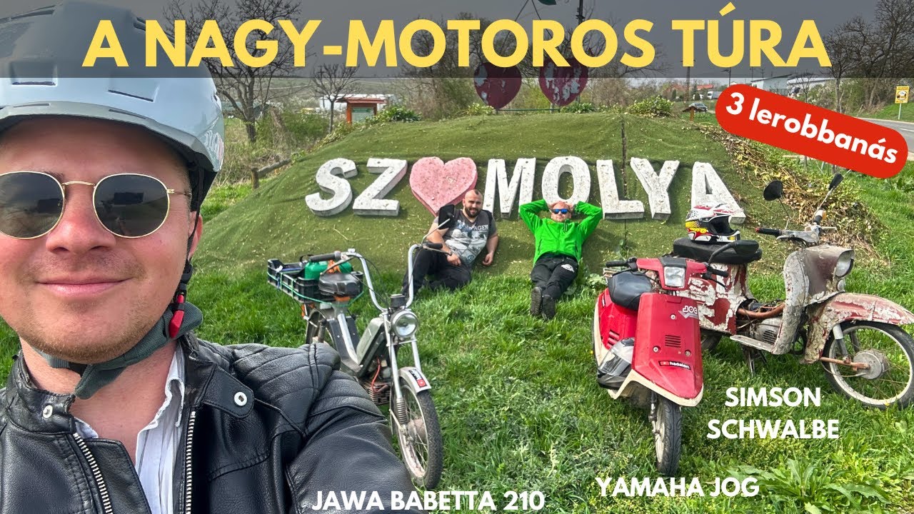 40 éves MOPEDEK, Babetta, SIMSON, YAMAHA egy TÚRÁN | NAGY - MOTOROS TÚRA, KISMOTOROKKAL