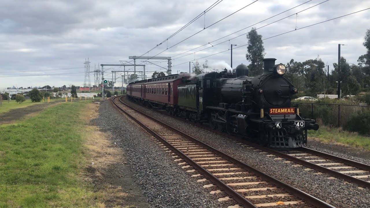 Mernda steam train shuttles