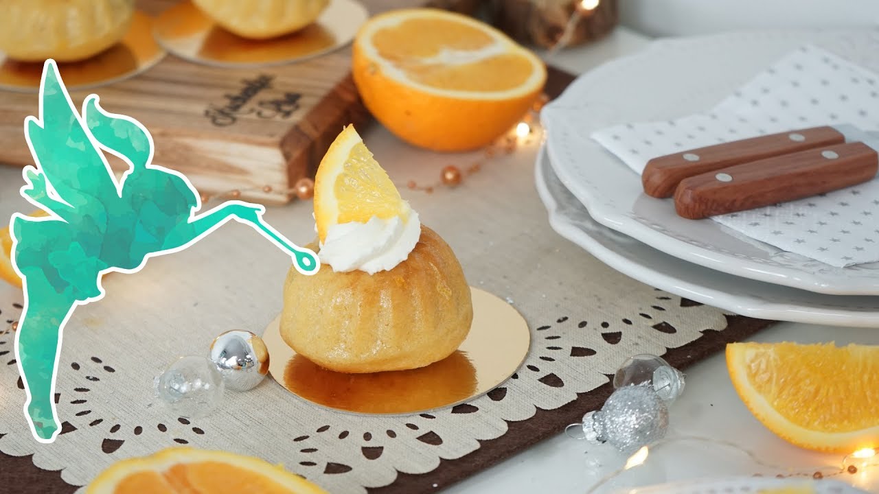 Baba au Rhum - Savarin - Hefegebäck in Sirup getränkt - Gebäck in Rumsirup - Kuchenfee