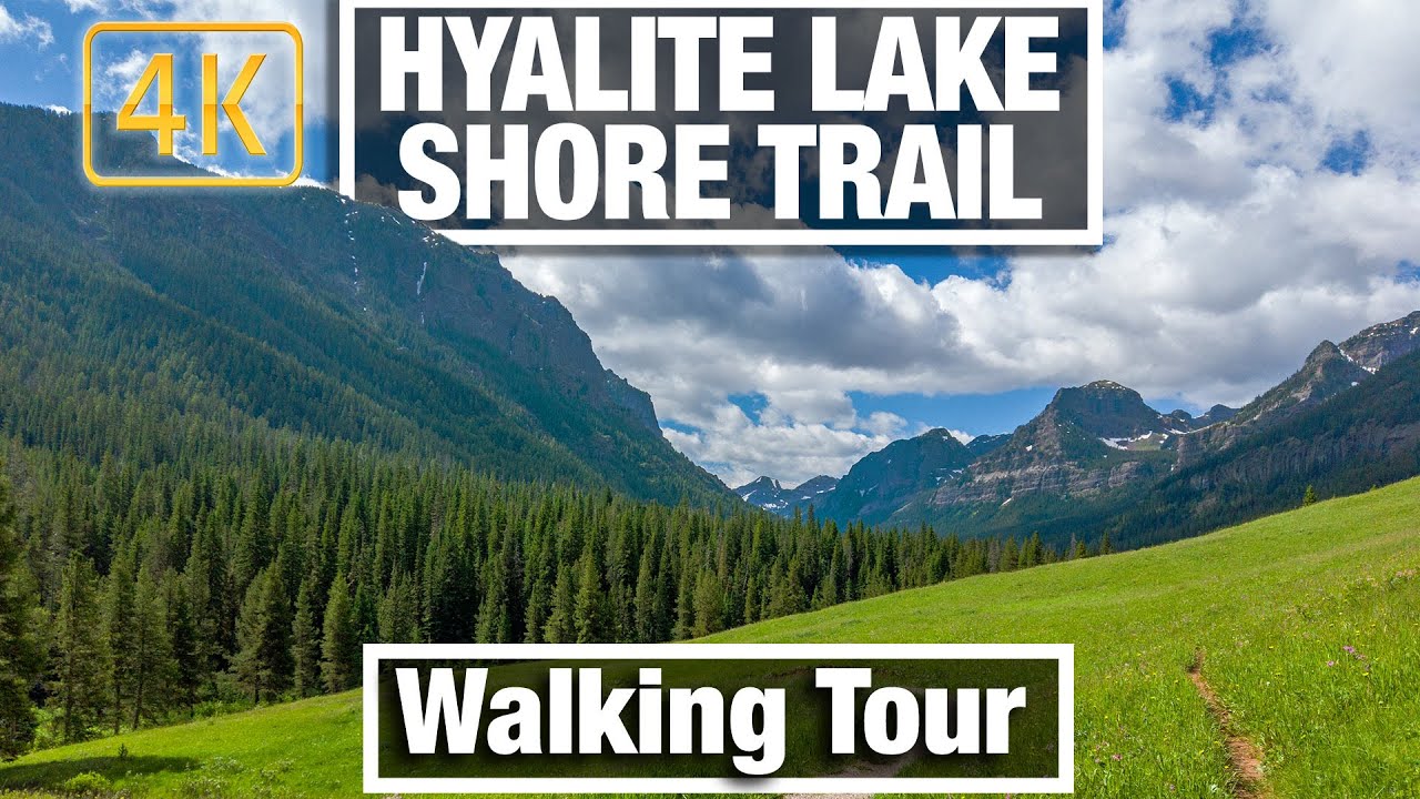 4K City Walks - Hyalite Lake West Shore Trail near Bozeman  - Virtual Walking Trails for Treadmill