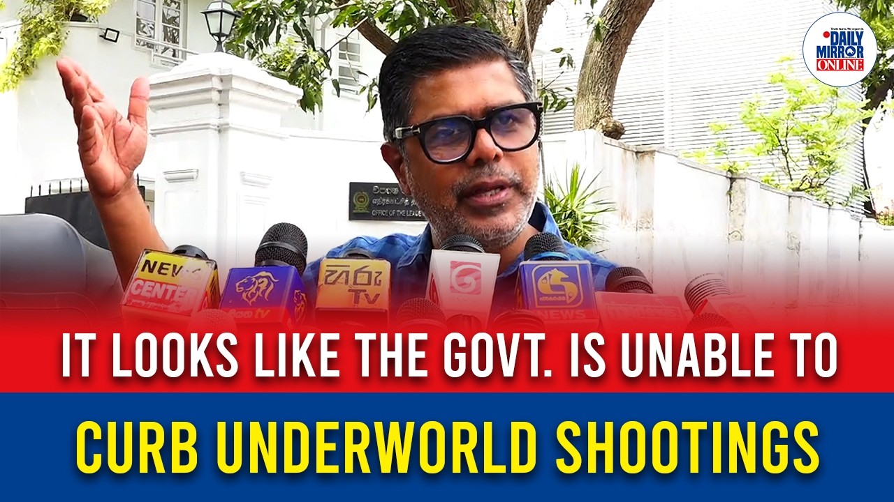 It looks like the govt. is unable to curb underworld shootings