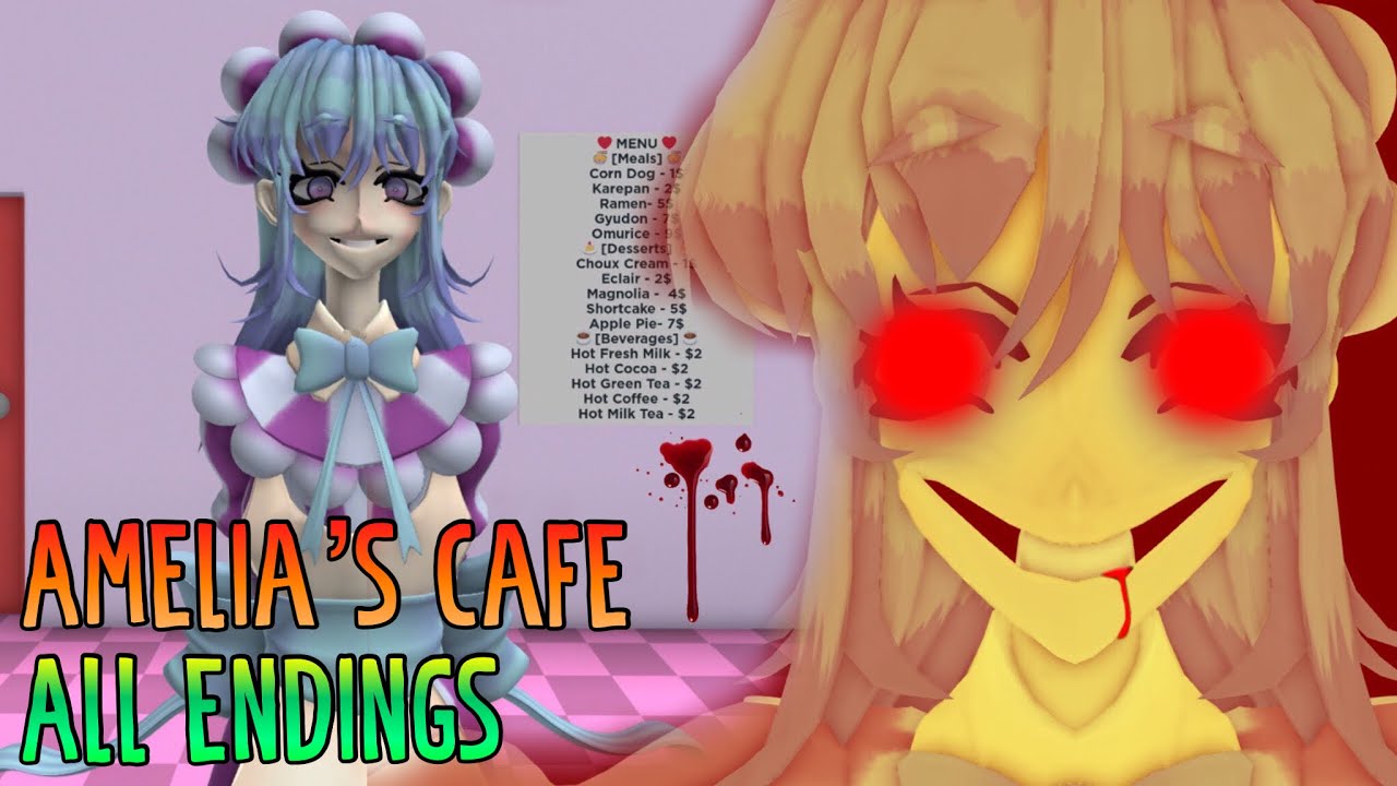 Amelia's Cafe All Endings [Full Walkthrough] - Roblox