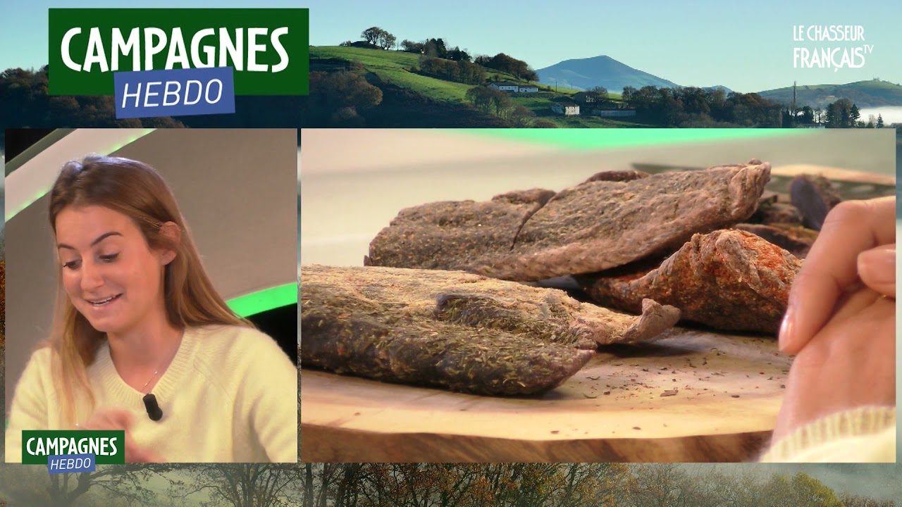 Marine Instachasseresse présente sa recette de filets de chevreuil séchés.