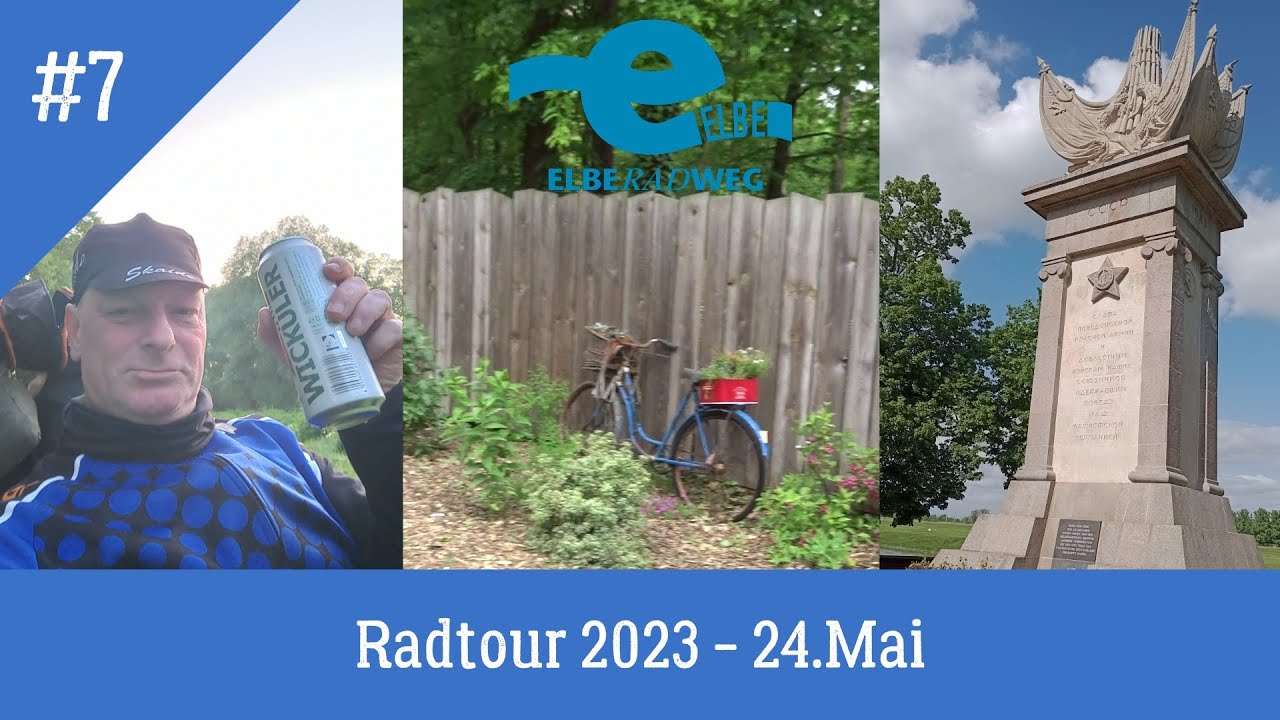 Radtour 2023 | Naturcampingplatz Am M&ouml;hlausee | Elberadweg bis Riesa - Tag 7