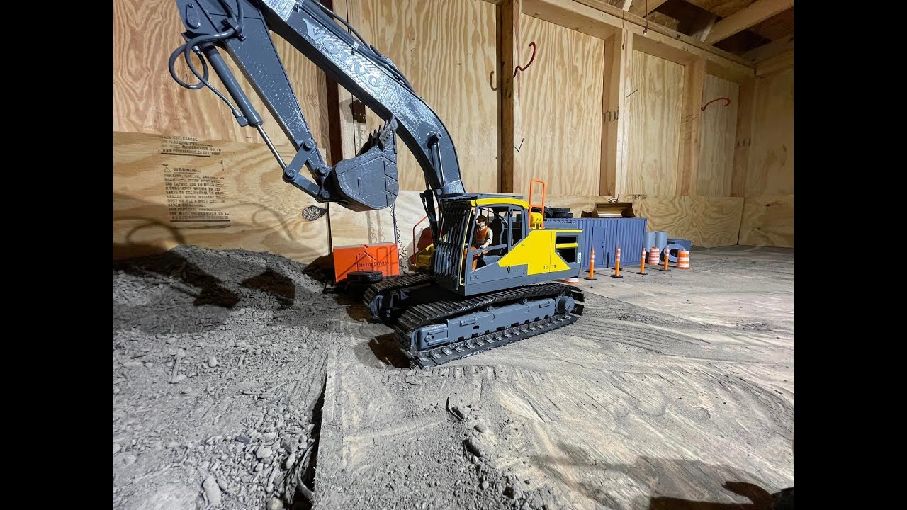 1/14 3D Printed RC Hydraulic EC300E Excavator
