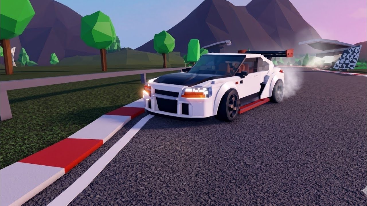Car racing in the game: Tiny Wheels, Roblox