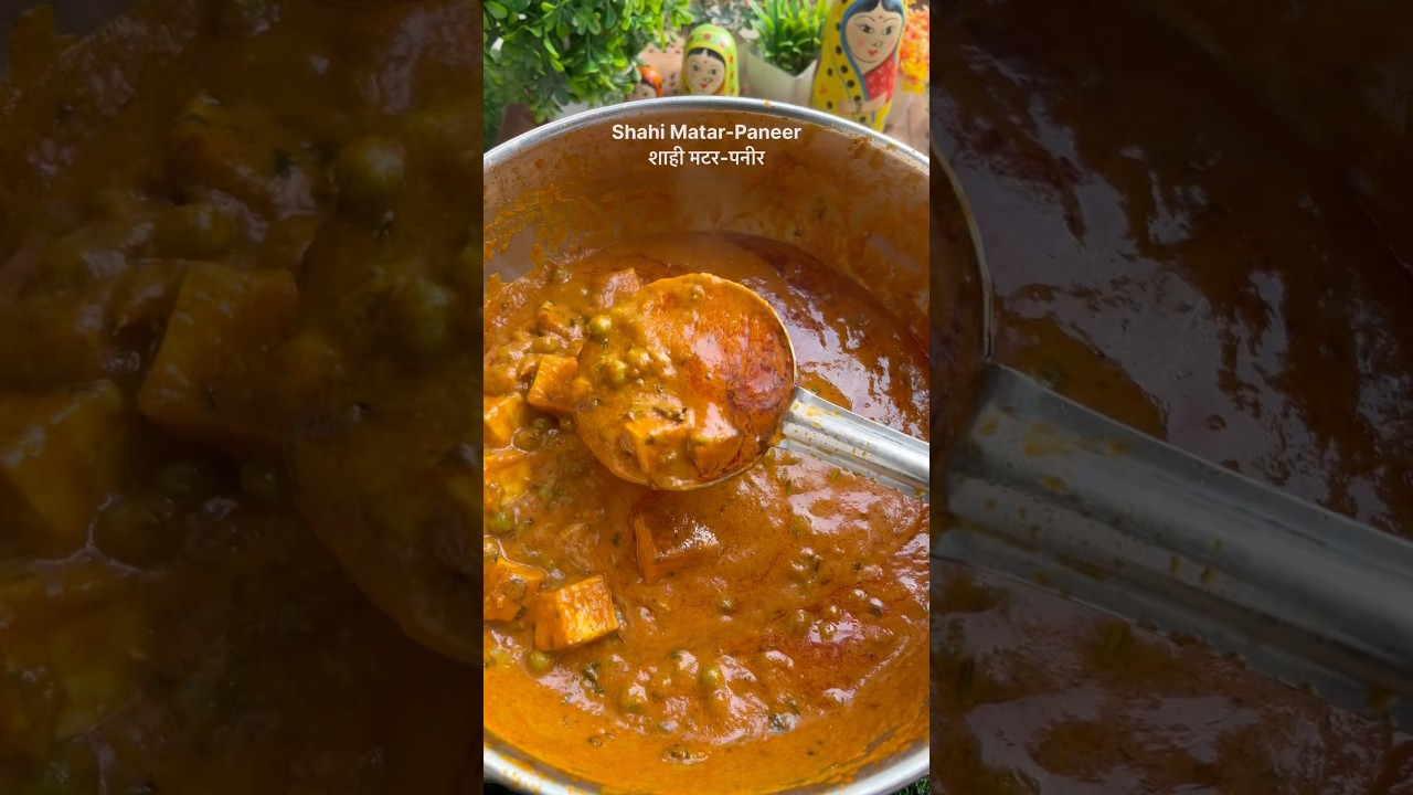 Shahi Matar-Paneer ki कहानी। #chefchhaya #matarpaneer #halwaistylerecipe