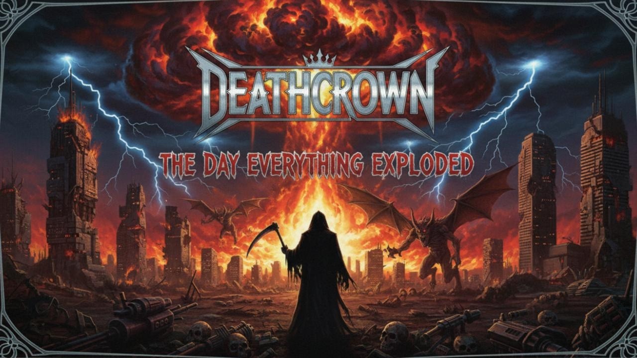 The Day Everything Exploded 💥 | DeathCrown (80s Heavy Metal Style) Epic Emotional Metal Anthem