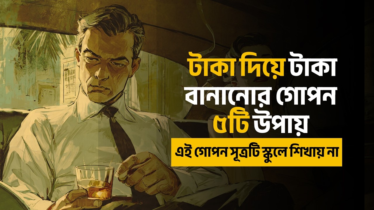 ঘুমালেও টাকা আসবে! সেরা ৫টি উপায় | টাকা দিয়ে টাকা বানানোর গোপন ৫টি উপায় | এই সূত্র স্কুলে শিখায়  না