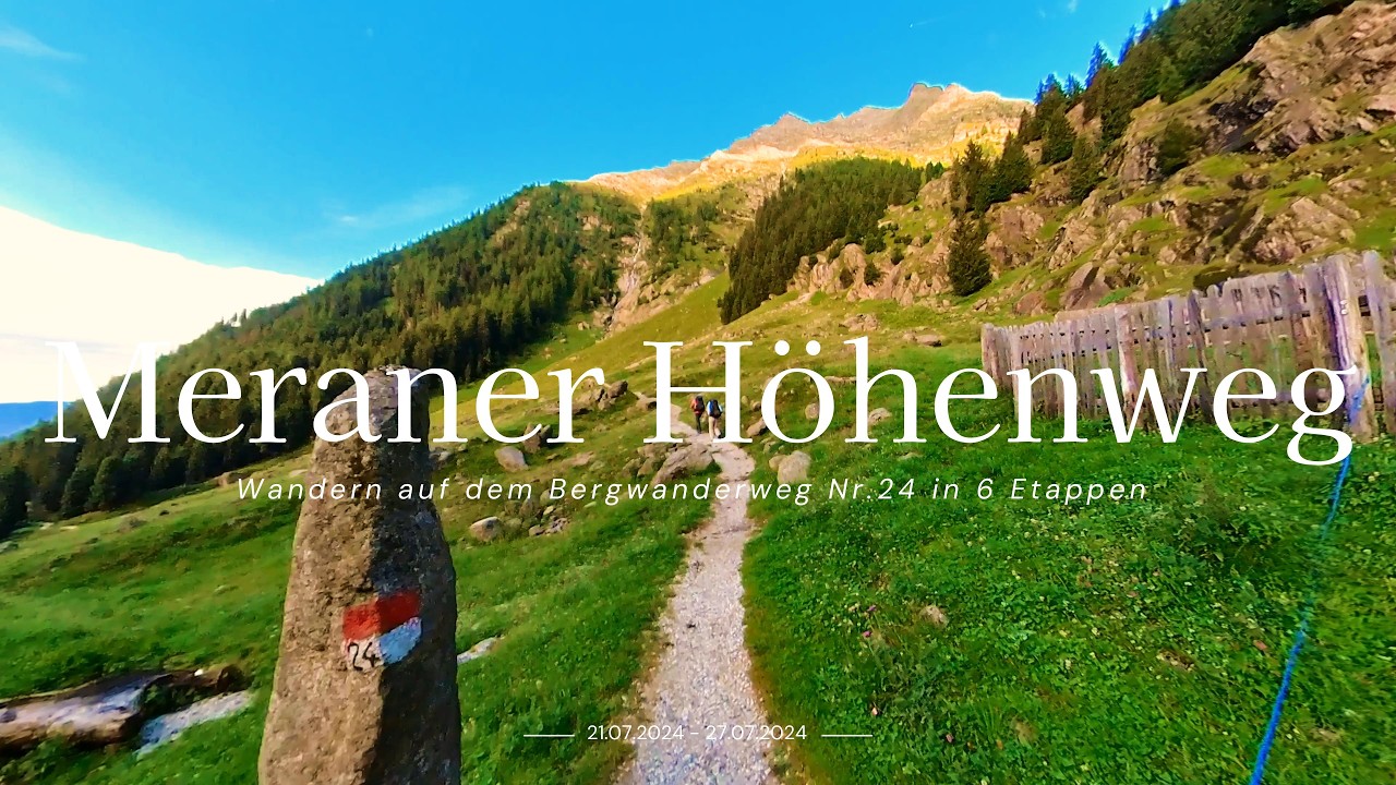Meraner Höhenweg Etappe 5 Oberkaser Alm - Hochganghaus