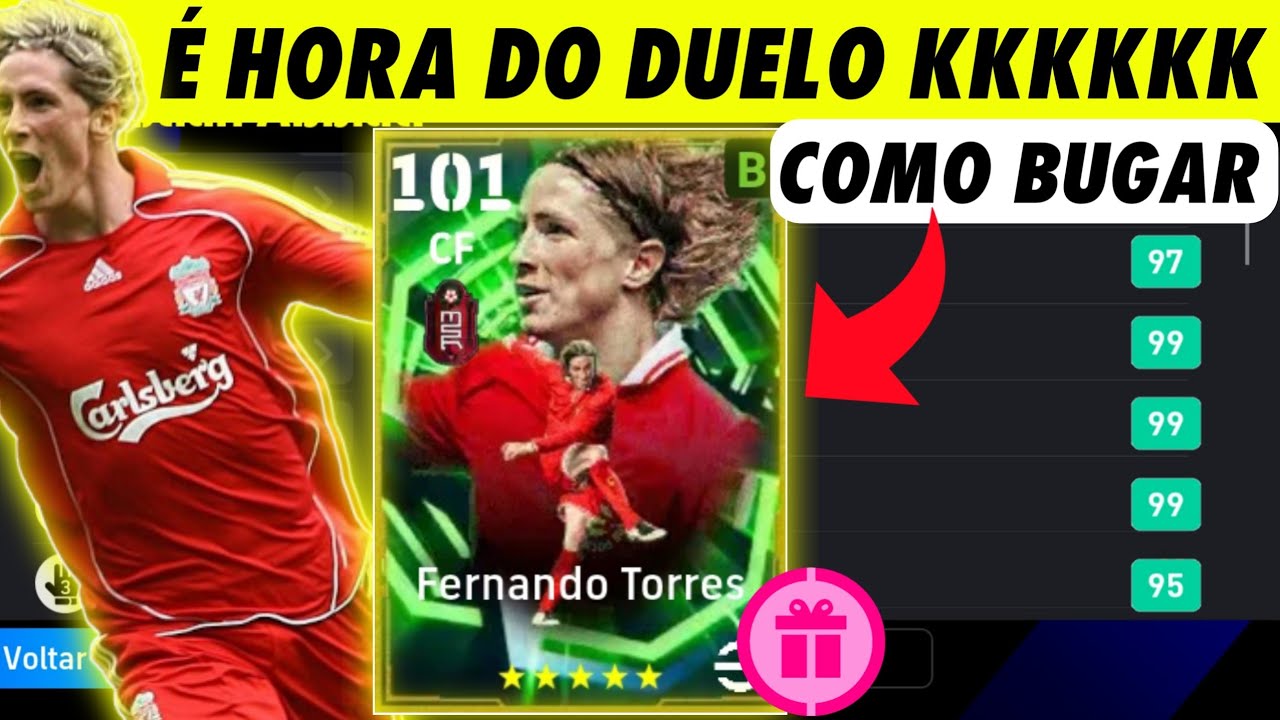 Como BUGAR o Fernando Torres do Liverpool no efootball 2026