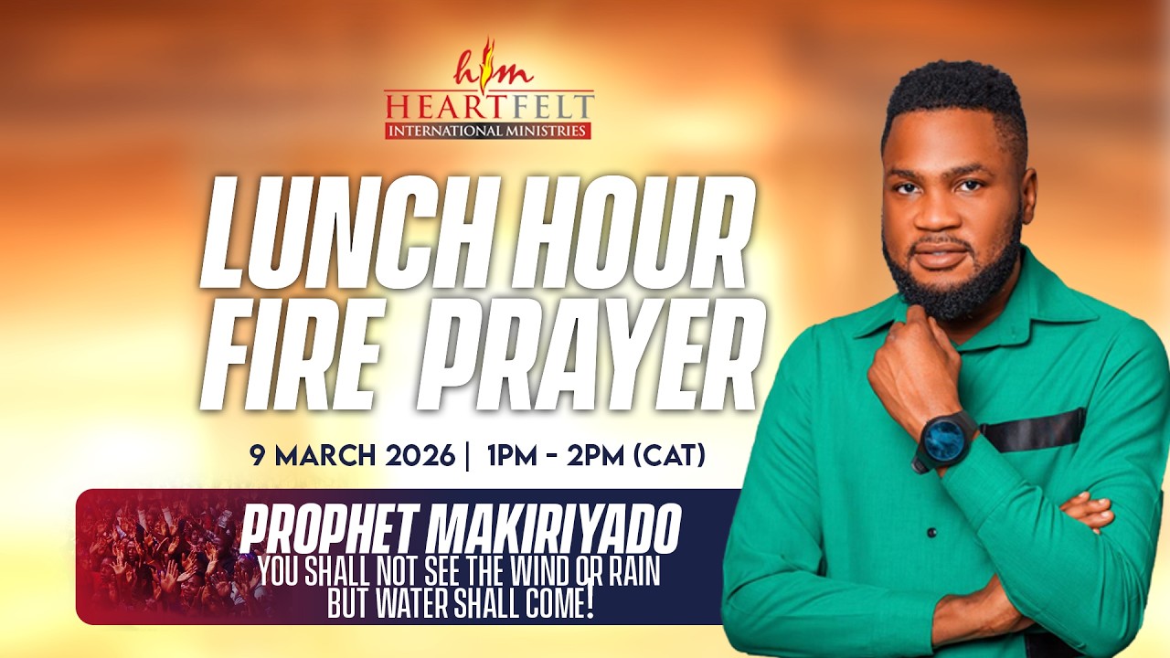 Lunch Fire Hour I  Prophet Makiriyado I You shall not see the wind or rain but water will come!