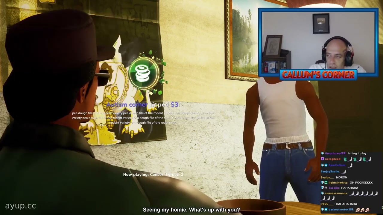Definitive and Webcamless San Andreas Sobbing - Callums Corner Stream 05/09/24