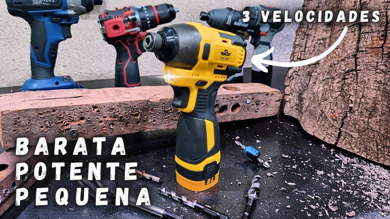 Parafusadeira de Impacto Lyuwo 16V, Potente, Compacta e Com Ótimo Preço | F16