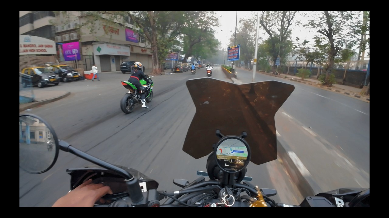 Sunday Morning Ride to Marine Drive, Mumbai. | Rider Girls | SuperBikes | ASMR | Himalayan 450