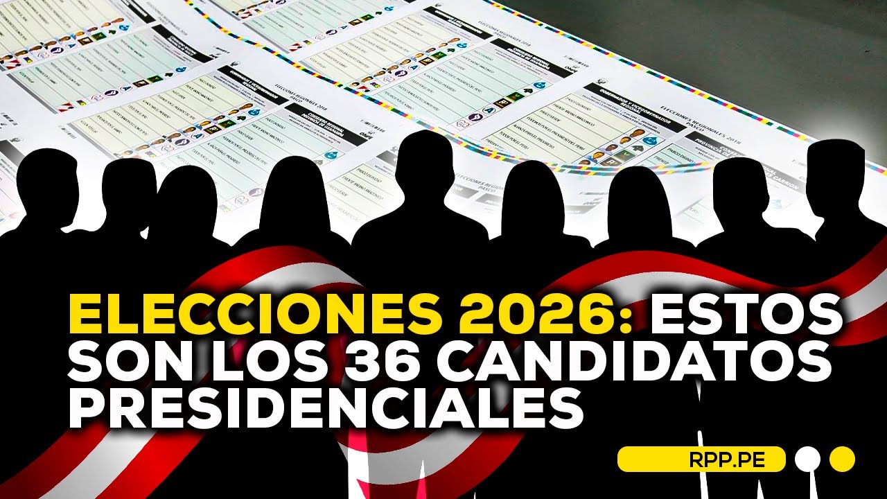 🗳️Elecciones 2026: JNE publica lista oficial de candidatos a la Presidencia #ROTATIVARPP