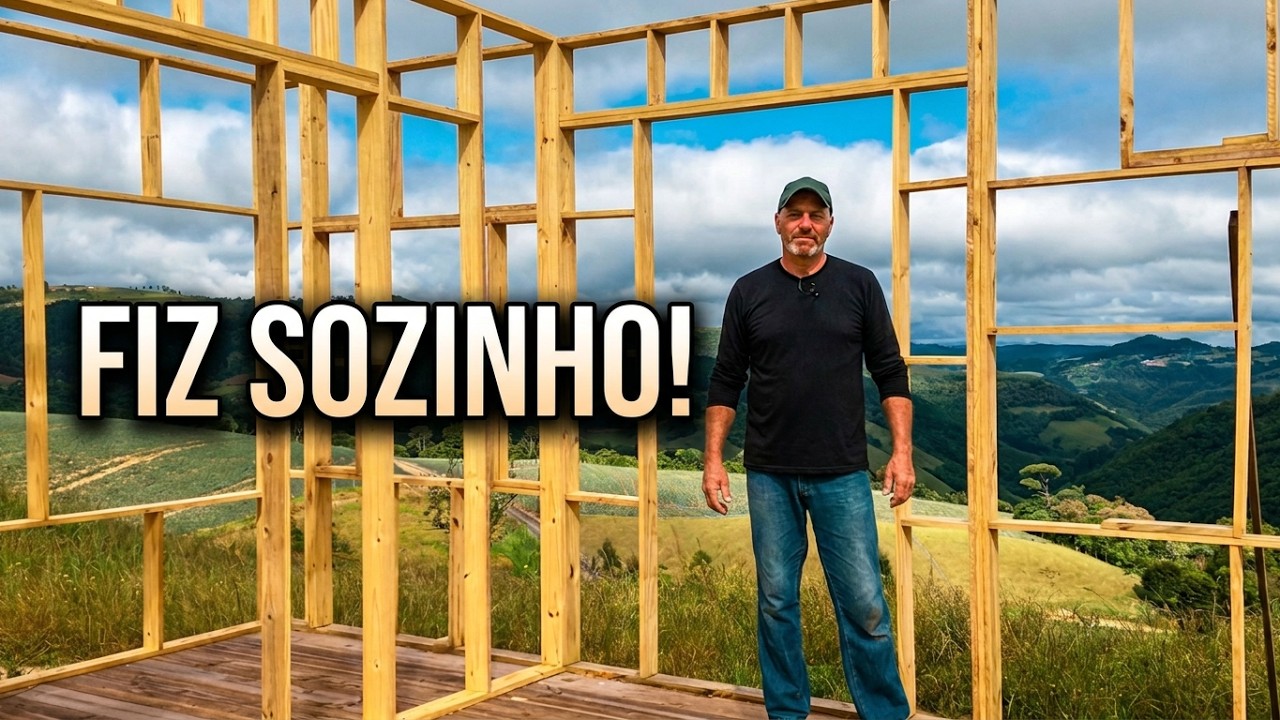 Veja Como É FÁCIL CONSTRUIR Uma Casa de Madeira (mesmo sozinho!)