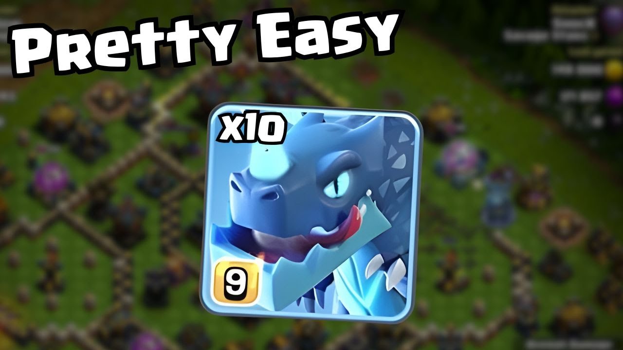 This E-dragon attack might be even easier than Meteor Golem spam
