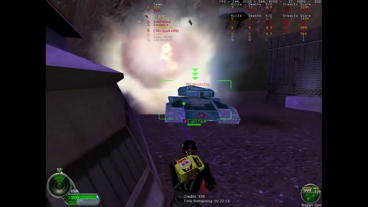 C&C Volcano: Dunks getting his win