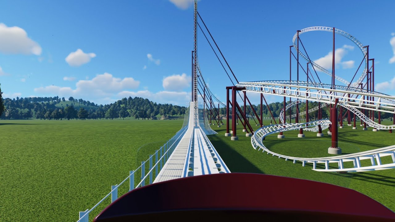 Air Launch Coaster Onride Planet Coaster 2 (made by TodayTommie) [POV]