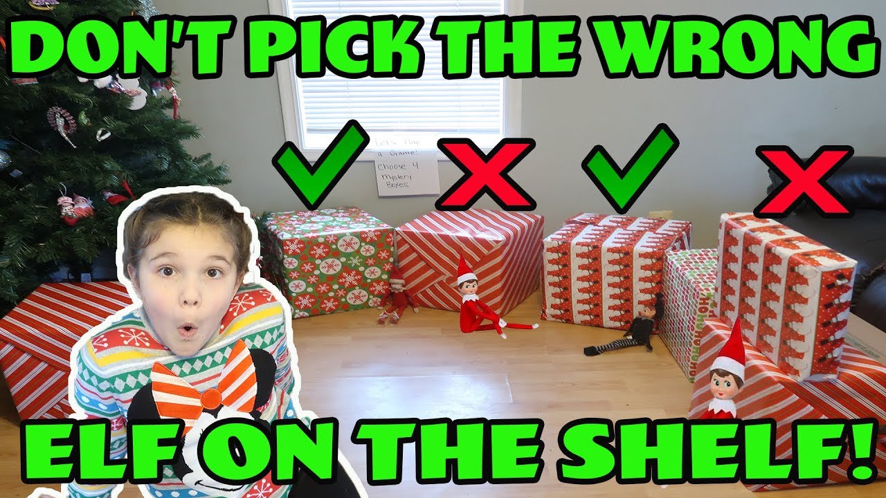 Don't Pick The Wrong Elf On The Shelf Mystery Box Challenge! The Doll Maker Was Watching Me