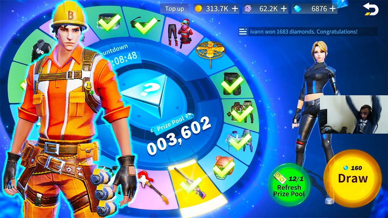 Spending Spree #5 3000 Diamonds  (Creative Destruction)