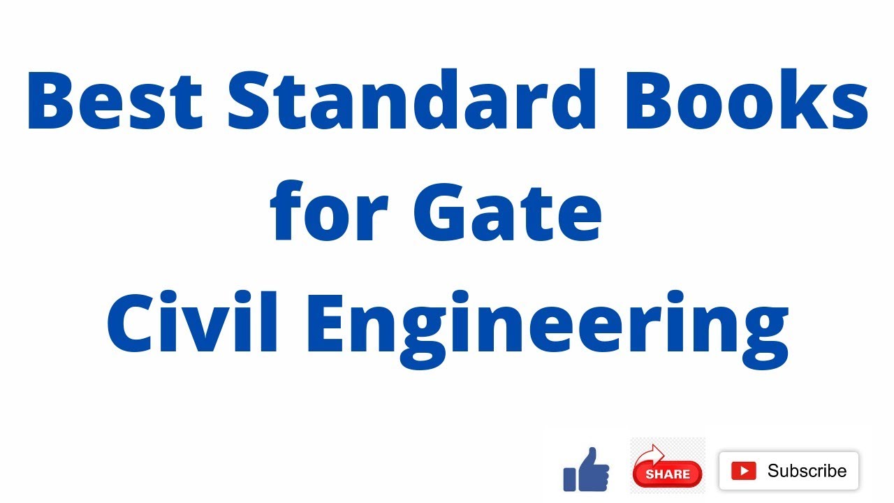 Best Standard Books for Gate Civil Engineering