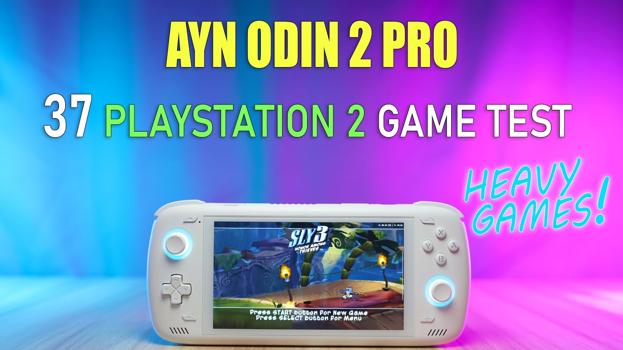 AYN ODIN 2 PRO : 37 Playstation 2 game test