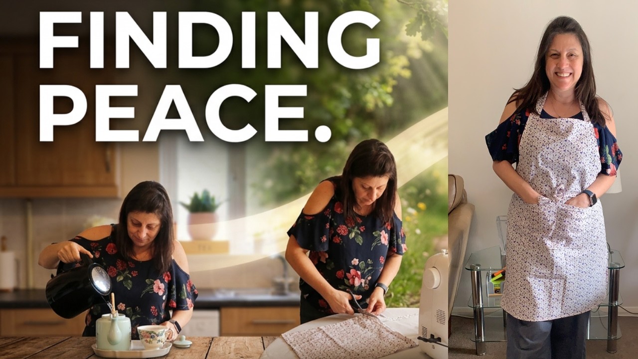 A Quiet Slow Living Day | Tea, Nature & Sewing an Apron