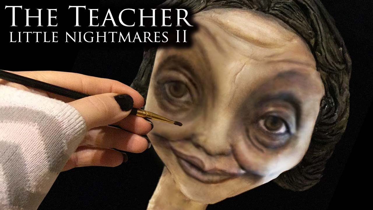 Sculpting The Teacher, Little Nightmares 2, The Teacher Sculpture, DIY, Polymer Clay, Clay Sculpture