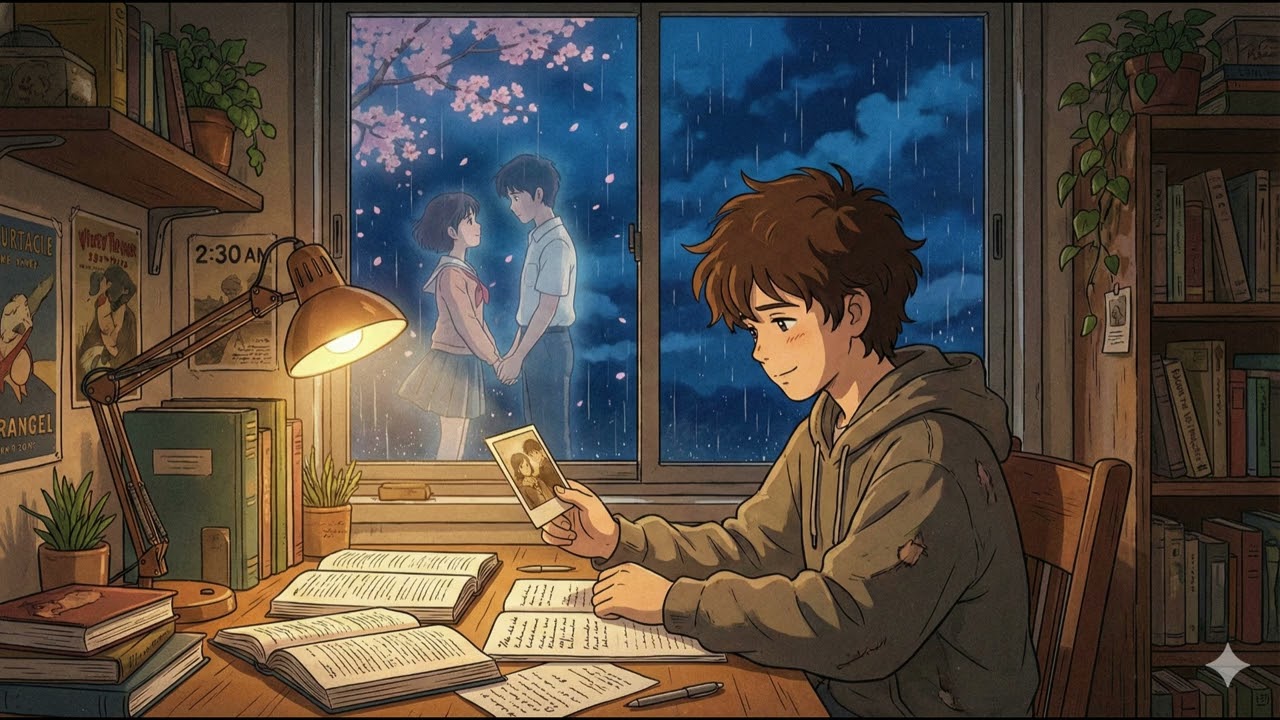 [StudyWithMe/LoFi] 달빛 아래, 기억을 걷다 | Walking Down Memory Lane Under the Moon | 月明かりの下、記憶を辿る