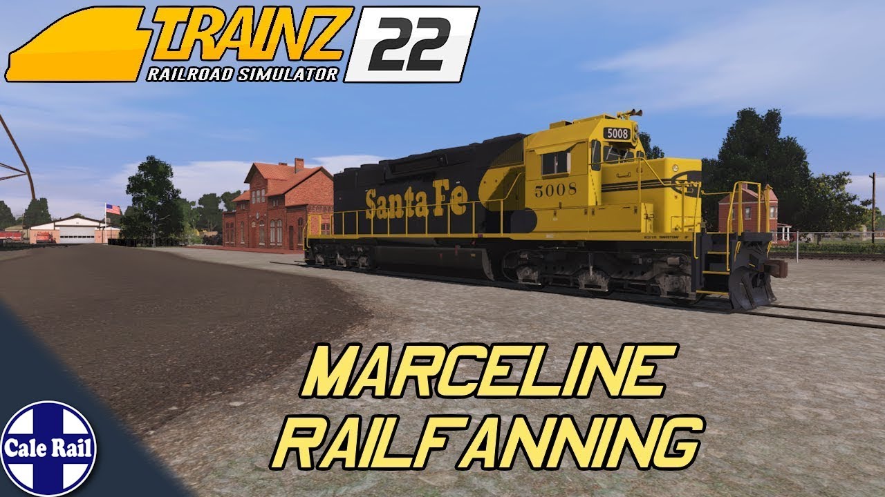 Trainz 2022: BNSF Trains in Marceline, MO